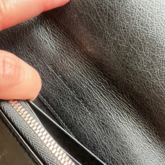 BALENCIAGA Giant Money Agneau Leather Rose Gold Hardware Continental Long Wallet - Picture 17 of 17